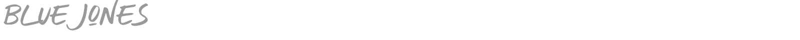Blue Jones font preview